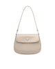 Image of Prada Cleo Brushed Leather Shoulder Bag With Flap