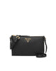 Image of Prada Leather Shoulder Bag