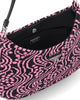 Image of Prada Cleo Jacquard Knit and Leather Bag