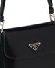 Image of Prada Cleo Brushed Leather Shoulder Bag