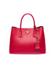 Image of Prada Medium Saffiano Leather Double Bag