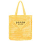 Image of Prada Raffia Tote Bag