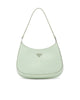 Image of Prada Cleo Brushed Leather Shoulder Bag