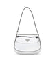 Image of Prada Cleo Brushed Leather Shoulder Bag With Flap