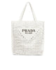 Image of Prada Raffia Tote Bag