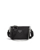 Image of Re-nylon and Saffiano Leather Shoulder Bag