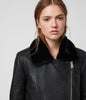 Image of MAIZIE 2-IN-1 LEATHER BIKER JACKET