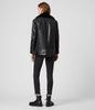 Image of MAIZIE 2-IN-1 LEATHER BIKER JACKET