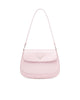 Image of Prada Cleo Brushed Leather Shoulder Bag With Flap