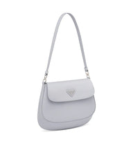 Prada Cleo Brushed Leather Shoulder Bag With Flap