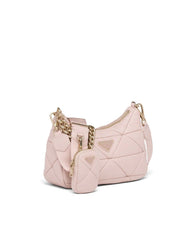 Prada System Nappa Leather Patchwork Shoulder Bag