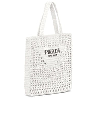Prada Raffia Tote Bag