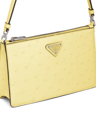 Prada Ostrich Leather Mini Bag