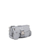 Image of Prada Pocket Nylon and Brushed Leather Bag