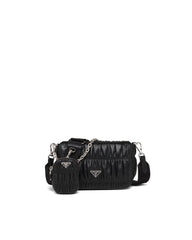 Gaufré Nappa Leather Shoulder Bag