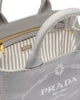 Image of Prada Small Cotton Canvas Tote
