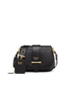 Image of Prada Leather and Saffiano Shoulder Bag