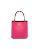 Image of Small Saffiano Leather Prada Panier Bag