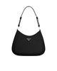 Image of Prada Cleo Brushed Leather Shoulder Bag