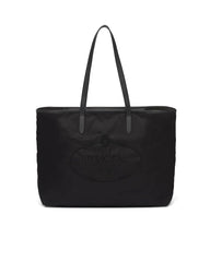 Prada Saffiano Leather and Nylon Tote