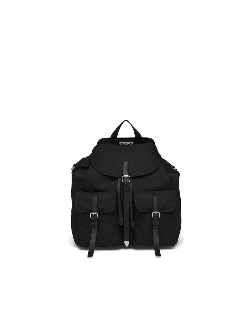 Prada Nylon and Saffiano Leather Backpack