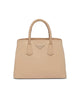 Image of Prada Double Medium Leather Handbag