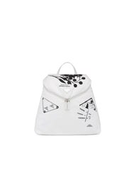 Prada Signaux Printed Nylon Backpack