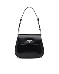 Prada Cleo Brushed Leather Shoulder Bag