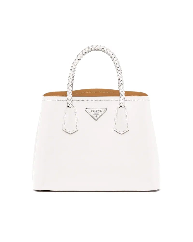 Prada Double Medium Leather Handbag