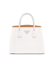 Image of Prada Double Medium Leather Handbag