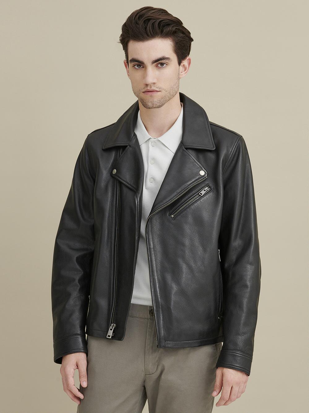 Charlie Leather Moto Jacket