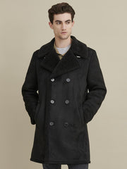 Faux Shearling Car Coat