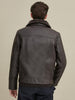Image of Big & Tall Pebble Faux-Mens Leather Jacket