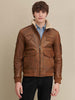 Image of Aviator Mens Leather Jacket