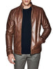 Image of Chopper Luxe Biker Leather Jacket for Men