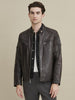 Image of Mason Quilted Leather Jacket