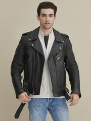 Finn Leather Rider Jacket with Thinsulate™ Lining