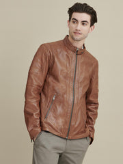Josh Leather Moto Jacket