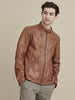 Image of Josh Leather Moto Jacket