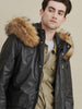 Image of Jasper Leather Parka