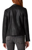 Image of Faux Leather Moto Jacket For Womens