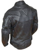 Image of Biker Leather Motorcycle Jacket for men With Padding