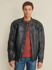 Big & Tall Justin Mens Leather Jacket