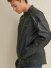 Image of Big & Tall Justin Mens Leather Jacket