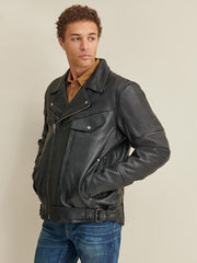 Big & Tall Rider Jacket with Padded Lining