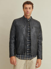 Garrett Moto Mens Leather Jacket