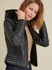 Image of Callie Rider Leather Jacket For Womens