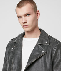 ARASHI LEATHER BIKER JACKET For Womens