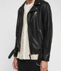 Image of RIGG MENS LEATHER BIKER JACKET