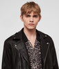 Image of MANOR LEATHER BIKER JACKET